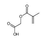 2-(2-methylprop-2-enoyloxy)acetic acid Structure