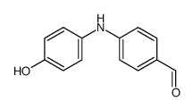 4-(p-Hydroxyanilino)benzaldehyde Structure