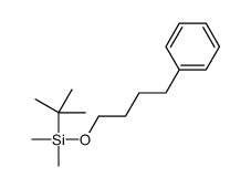 tert-butyl-dimethyl-(4-phenylbutoxy)silane结构式