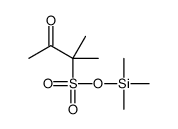 trimethylsilyl 2-methyl-3-oxobutane-2-sulfonate结构式