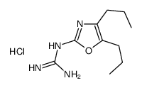 2-(4,5-dipropyl-1,3-oxazol-2-yl)guanidine,hydrochloride结构式