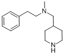 n-methyl-n-(2-phenylethyl)-4-piperidinemethanamine结构式