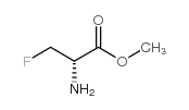 3-FLUORO-D-ALANINE METHYL ESTER结构式