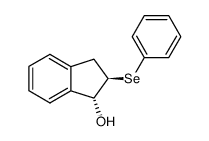 (1R,2R)-2-Phenylselanyl-indan-1-ol Structure