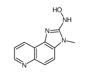 N-(3-methylimidazo[4,5-f]quinolin-2-yl)hydroxylamine Structure