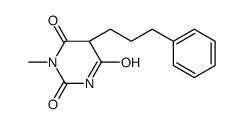 (5S)-1-methyl-5-(3-phenylpropyl)-1,3-diazinane-2,4,6-trione Structure