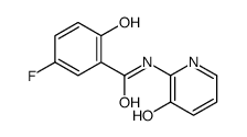 Benzamide, 5-fluoro-2-hydroxy-N-(3-hydroxy-2-pyridinyl)- (9CI)结构式