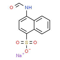 SODIUM,4-FORMYLAMINO-NAPHTHALENE-1-SULFONATE structure