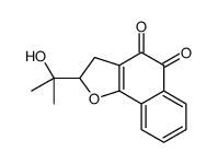 2-(2-hydroxypropan-2-yl)-2,3-dihydrobenzo[g][1]benzofuran-4,5-dione结构式