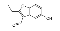 2-ethyl-5-hydroxy-1-benzofuran-3-carbaldehyde Structure