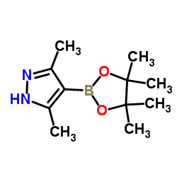 3,5-dimethylpyrazole-4-boronic acid, pinacol ester Structure