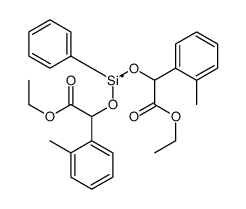 2,6-Bis(2-methylphenyl)-7-oxo-4-phenyl-3,5,8-trioxa-4-siladecanoic aci d ethyl ester structure