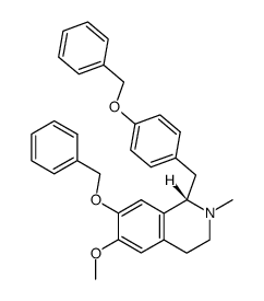 7,12-O,O'-dibenzyl-N-methylcoclaurine Structure