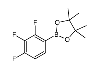 4,4,5,5-Tetramethyl-2-(2,3,4-trifluorophenyl)-1,3,2-dioxaborolane Structure