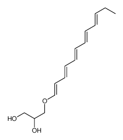 3-[(1Z,3Z,5Z,7Z,9Z)-dodeca-1,3,5,7,9-pentaenoxy]propane-1,2-diol Structure