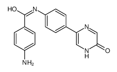 4-amino-N-[4-(6-oxo-1H-pyrazin-3-yl)phenyl]benzamide Structure