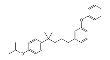 1-[2-methyl-5-(3-phenoxyphenyl)pentan-2-yl]-4-propan-2-yloxybenzene Structure