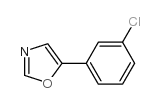 5-(3-Chlorophenyl)oxazole Structure