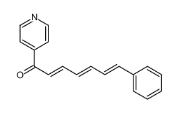 7-phenyl-1-pyridin-4-ylhepta-2,4,6-trien-1-one结构式