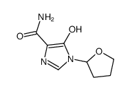 5-hydroxy-1-(oxolan-2-yl)imidazole-4-carboxamide Structure