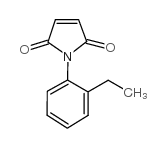 1-(2-乙基-苯基)-吡咯-2,5-二星空app结构式