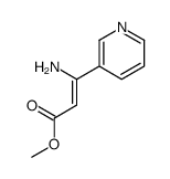 methyl 3-amino-3-pyridin-3-ylprop-2-enoate Structure