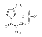 1-((Dimethylamino)carbonyl)-3-methyl-1H-imidazolium perchlorate结构式