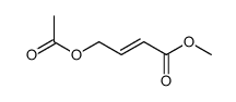 methyl 4-acetyloxybut-2-enoate Structure