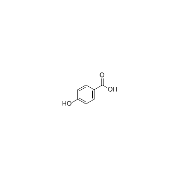 4-Hydroxybenzoic acid Structure