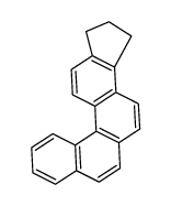 1,2-Cyclopenteno-5,6-benzphenanthren结构式