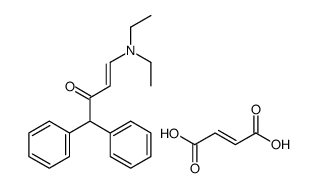 diethyl-[(E)-3-oxo-4,4-diphenylbut-1-enyl]azanium,(Z)-4-hydroxy-4-oxobut-2-enoate Structure