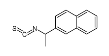 1-(2-naphthyl)ethyl isothiocyanate Structure