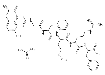 [MET5]-ENKEPHALIN-ARG-PHE Structure