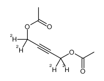 (4-acetyloxy-1,1,4,4-tetradeuteriobut-2-ynyl) acetate结构式