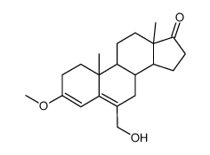 3-Methoxy-6-hydroxymethyl-17-oxo-androstadien-(3,5)结构式