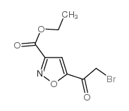 5-(溴乙酰基)异恶唑-3-羧酸乙酯结构式