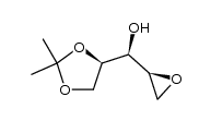 1,2-anhydro-4,5-O-isopropylidene-D-ribitol Structure