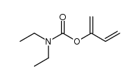 buta-1,3-dien-2-yl diethylcarbamate Structure