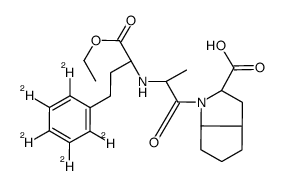 Ramipril-d5 Structure