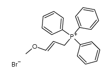 (3-methoxy-2E-propylidene)triphenylphosphorane结构式