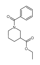 ethyl 1-benzoyl-3-piperidinecarboxylate结构式