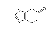 2-methyl-3,4,6,7-tetrahydrobenzimidazol-5-one结构式