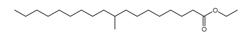 9-methyl-octadecanoic acid ethyl ester结构式