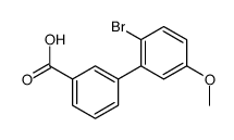 2-Bromo-5-methoxybiphenyl-3-carboxylic acid Structure