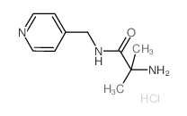 2-Amino-2-methyl-N-(4-pyridinylmethyl)propanamide hydrochloride结构式