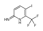 5-iodo-6-(trifluoromethyl)pyridin-2-amine结构式