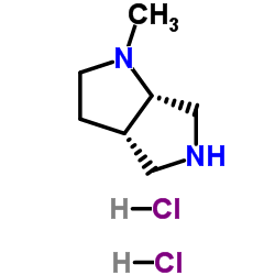 (3AS,6AS)-1-METHYL-HEXAHYDROPYRROLO[3,4-B]PYRROLE DIHYDROCHLORIDE structure