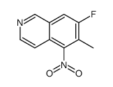 7-fluoro-6-methyl-5-nitroisoquinoline Structure