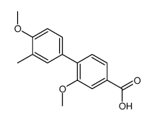 3-methoxy-4-(4-methoxy-3-methylphenyl)benzoic acid Structure