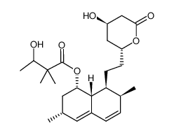 (Rac)-3′-Hydroxy simvastatin Structure